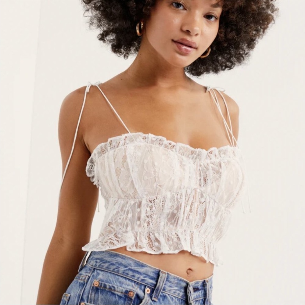 For Love and Lemons White Jules Top